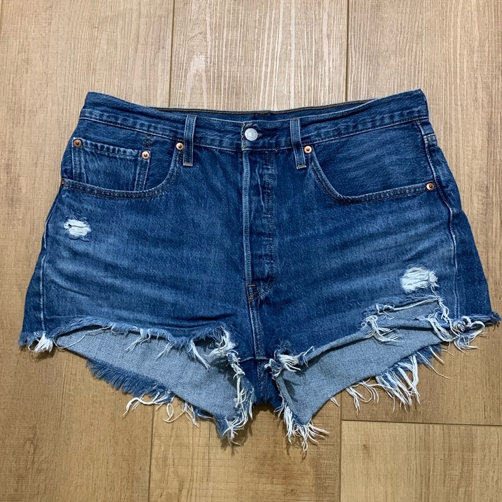 Levi 501 Buttonfly Denim Shorts